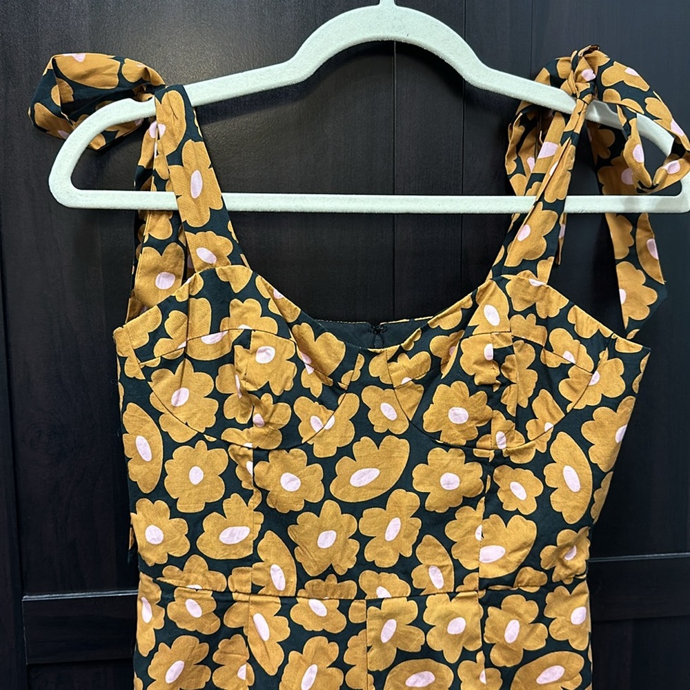 NWT Anthropologie Hutch Daisy Floral Print Corset Romper Size 2 - Picture 6 of 11
